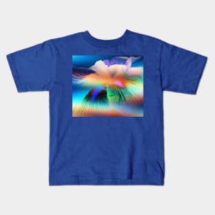 Colorful iris flower Kids T-Shirt